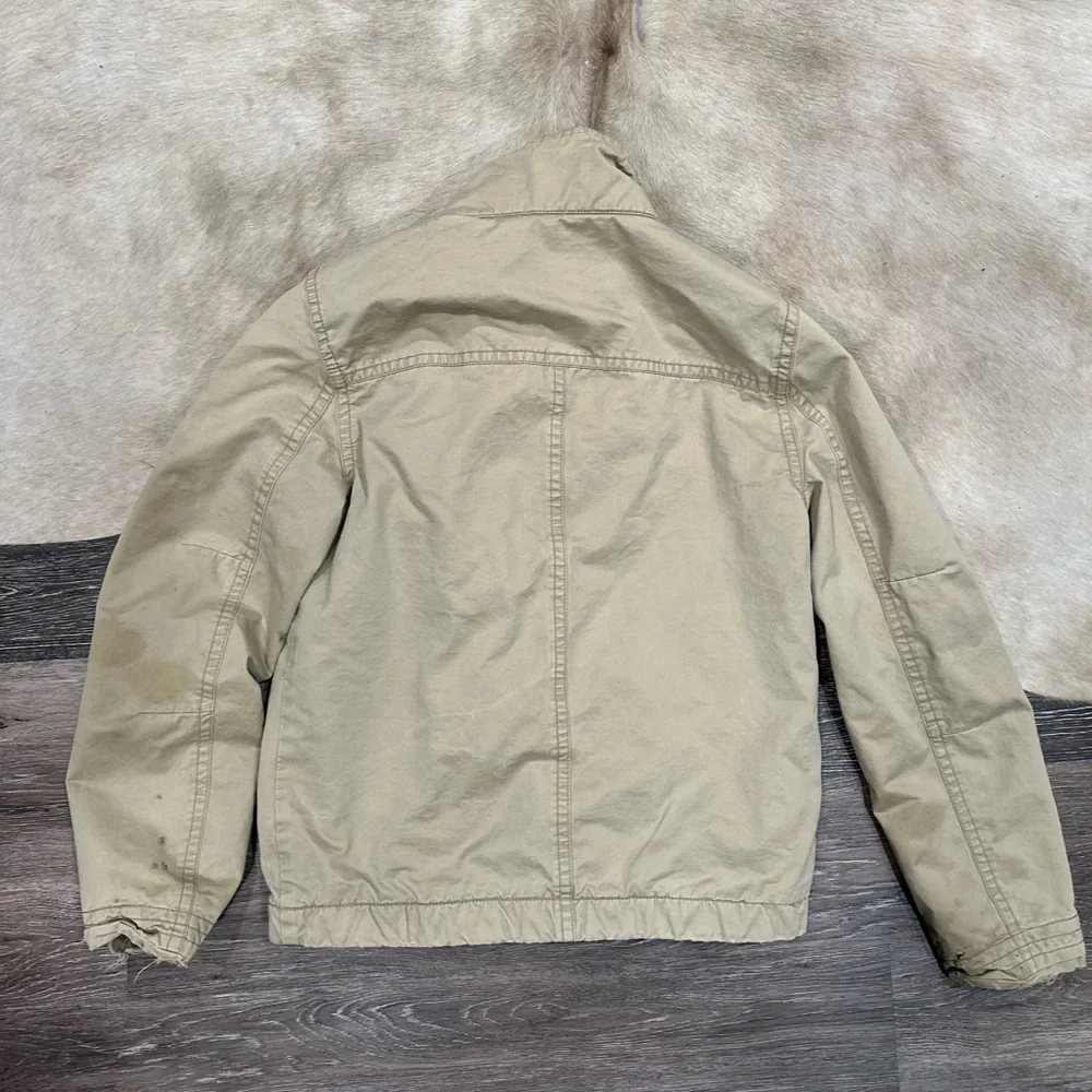 American Eagle Work Jacket Small Lined Shop Chore Vintage Detroit Chore Distress